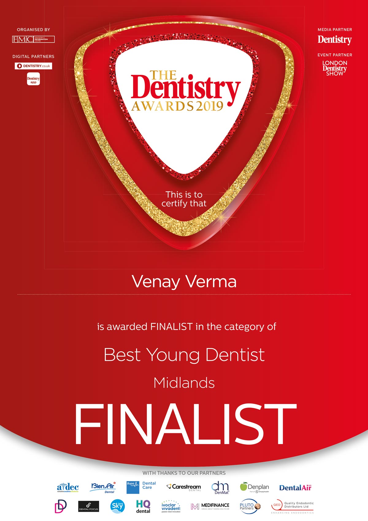 Private dentistry awards 2019
